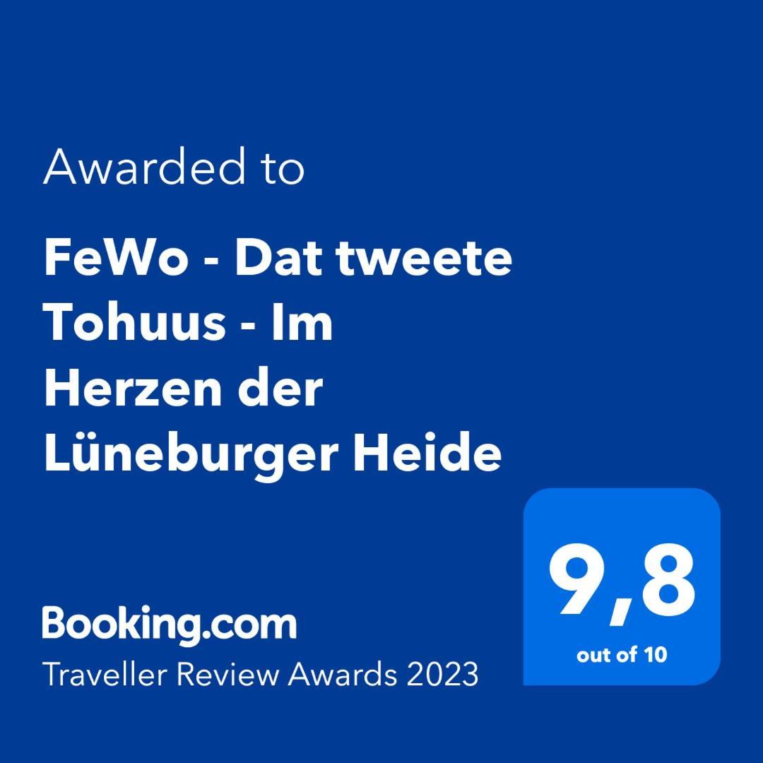 FeWo - Dat tweete Tohuus - Im Herzen der Lüneburger Heide Soltau Exterior foto